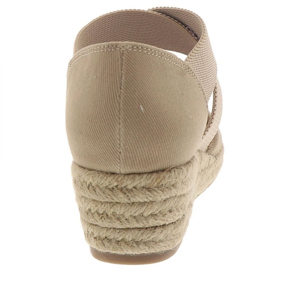 life Stride Velocity Keaton taupe Wedge canvas 9.5w - Picture 2 of 13